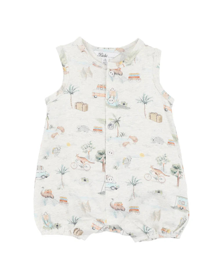 Minhaha Bébé IVAN PRINT ROMPER