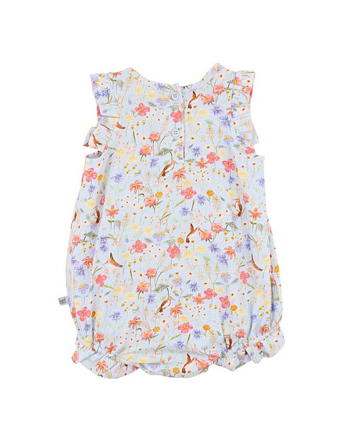 Minhaha Frill Bodysuit - Songbird Print
