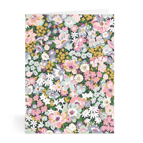 GALISON LIBERTY FLORAL GREETING NOTECARD SET - EDITION 2 MULTI-COLOURED 15X11X4CM