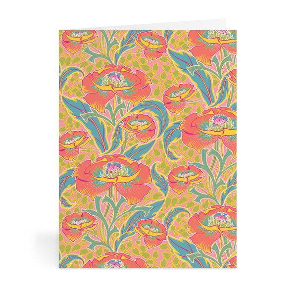 GALISON LIBERTY FLORAL GREETING NOTECARD SET - EDITION 2 MULTI-COLOURED 15X11X4CM