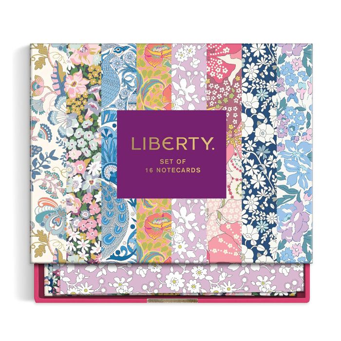 GALISON LIBERTY FLORAL GREETING NOTECARD SET - EDITION 2 MULTI-COLOURED 15X11X4CM