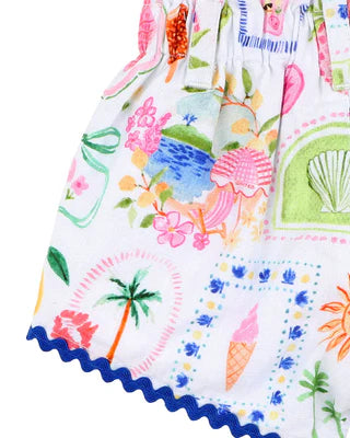 Minhaha Fox & Finch SUMMER VACAY PRINT SHORTS