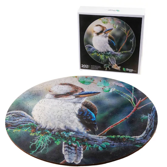 TWIGG Wooden Puzzle - 202 pieces - Kookaburra - Artist Artwork