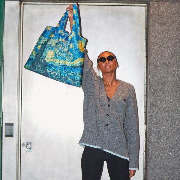 Reusable bag LOQI - Vincent van Gogh  The Starry Night Recycled Bag