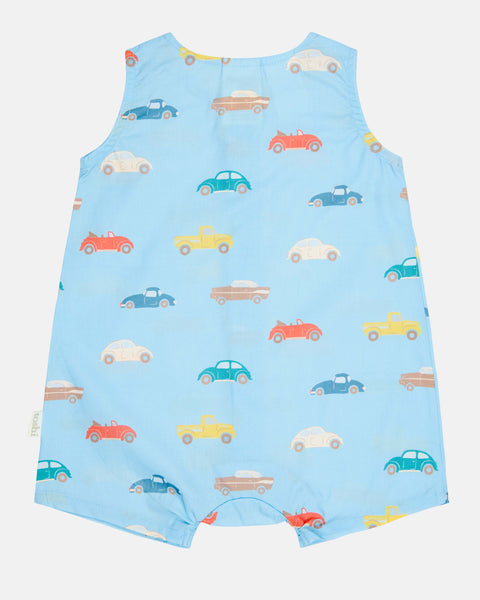 Toshi Romper Banjo - Fast Lane Cyan