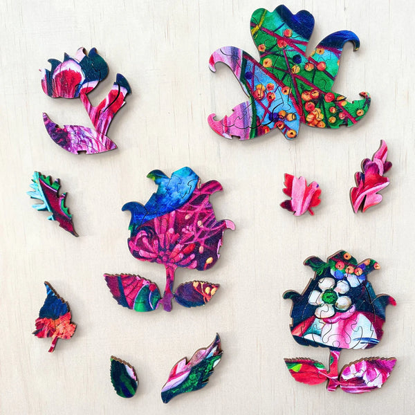 TWIGG Wooden Jigsaw Puzzle - 718 Pieces - Nectar - Jana Aspeling Original Artwork