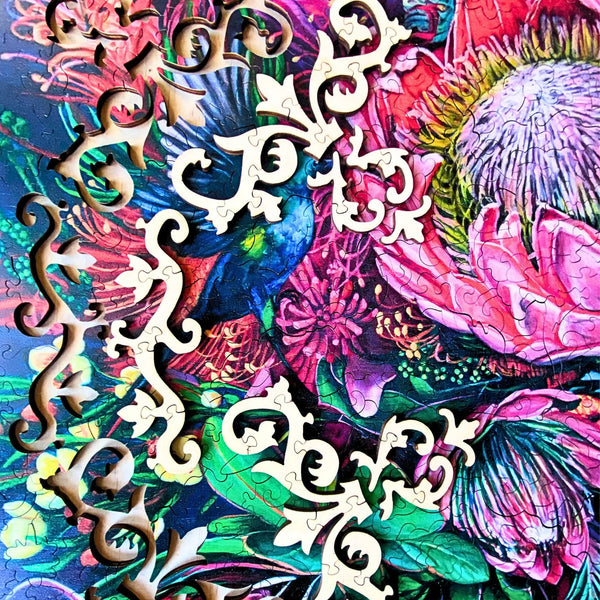 TWIGG Wooden Jigsaw Puzzle - 718 Pieces - Nectar - Jana Aspeling Original Artwork