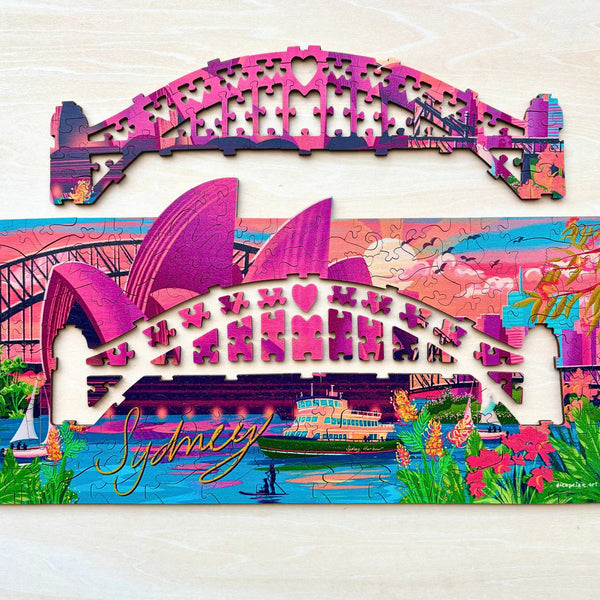 TWIGG Wooden Jigsaw Puzzle - 230-pieces Stunning Sydney