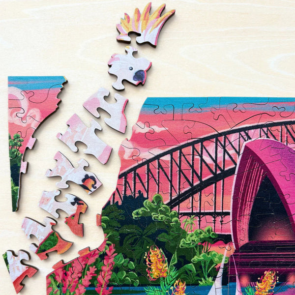 TWIGG Wooden Jigsaw Puzzle - 230-pieces Stunning Sydney