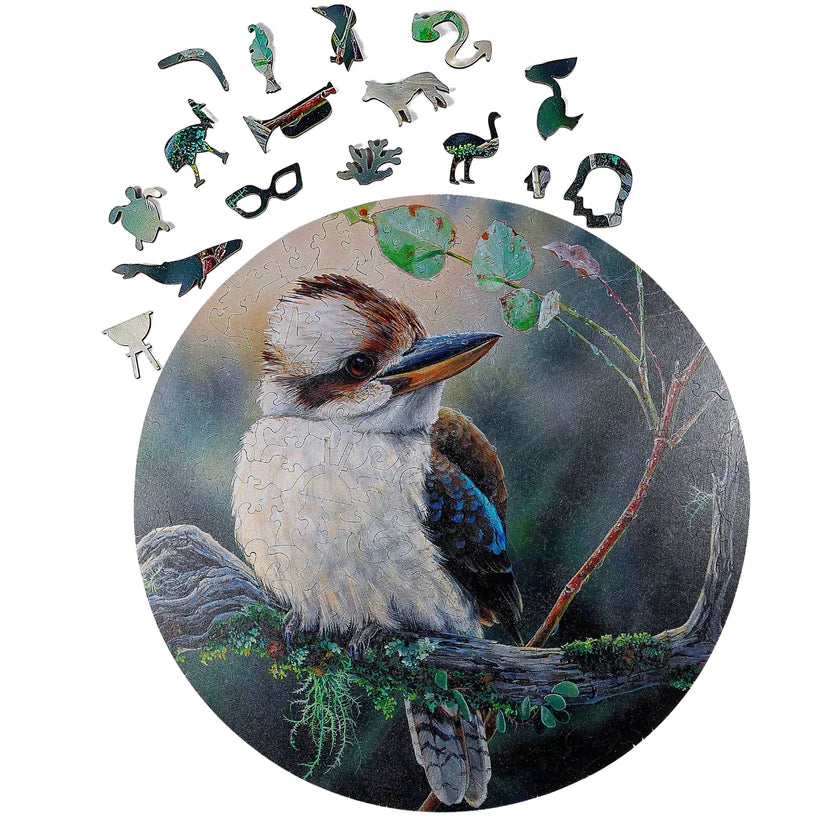 TWIGG Wooden Puzzle - 202 pieces - Kookaburra - Artist Artwork