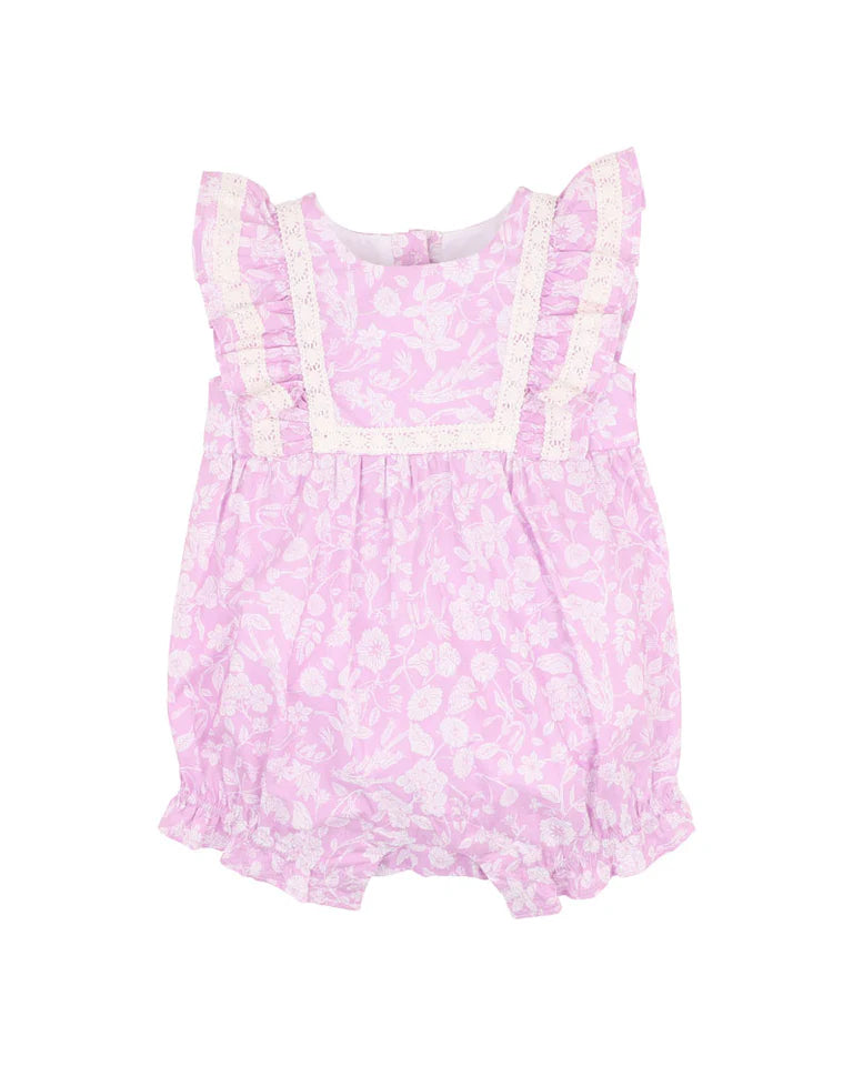 Minhaha Bébé ZARA LILAC PRINT ROMPER