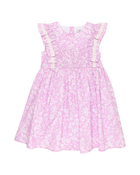 Minhaha Bébé ZARA LILAC PRINT DRESS 3-7R
