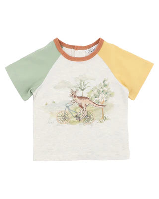 Minhaha Bébé IVAN CYCLING KANGAROO TEE