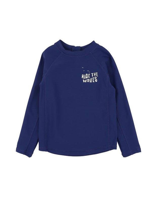 Minhaha BOYS NAVY LS RASH TOP 1-6 YRS