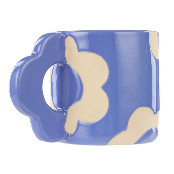 EMPORIUM POSEY FLOWER MUG 400ML BLUE 14X9X9CM/400ML