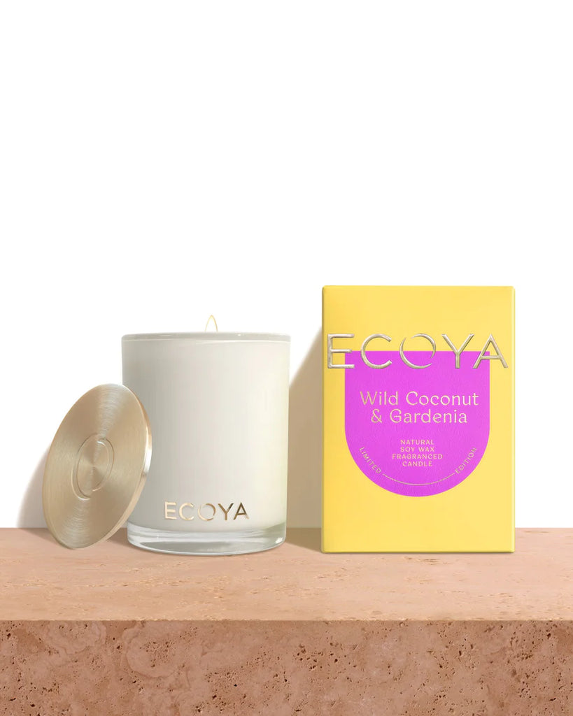 Ecoya Sensory Escapes: Wild Coconut & Gardenia Madison Candle