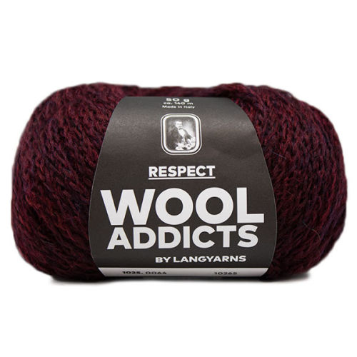 WOOLADDICTS Respect Burgundy 1025.0064