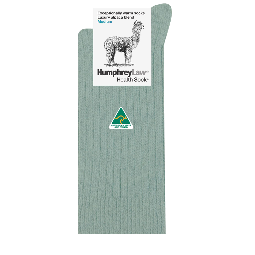 Humphrey Law Alpaca Health Sock - Lichen