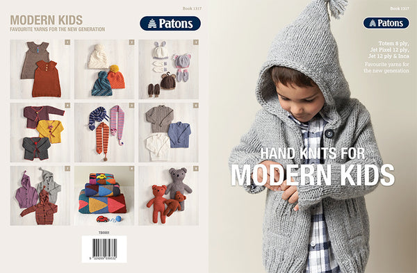 Hand knits For Modern Kids Book 1317
