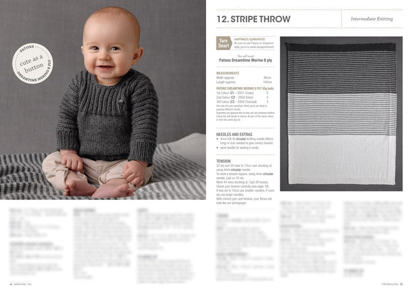 Merino Baby Knitting Book 1106