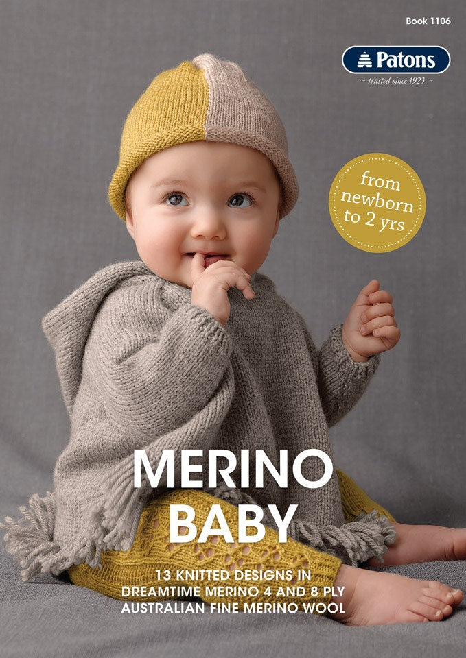 Merino Baby Knitting Book 1106