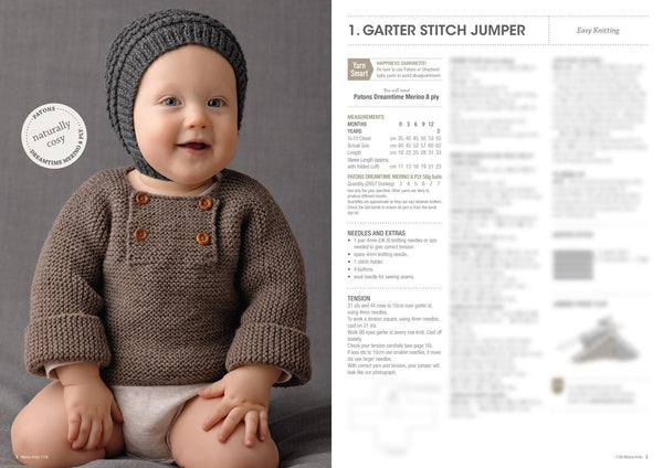 Merino Baby Knitting Book 1106