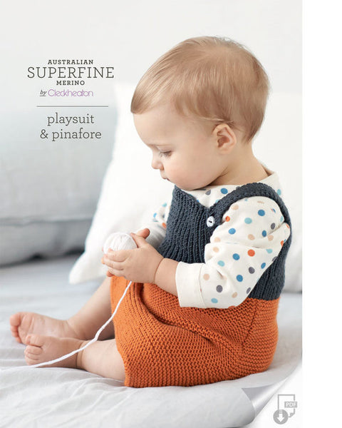 Knitting Pattern Playsuit & Pinafore