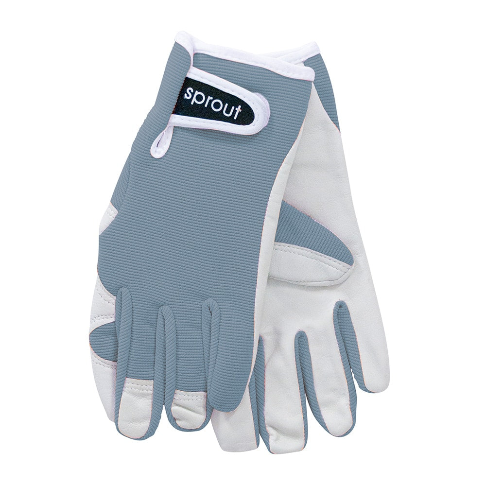 Sprout Goatskin Garden Gloves - Dusty Blue