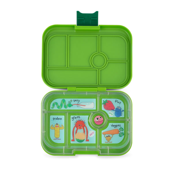 Yumbox Original Go Green 6 Compartment Monster