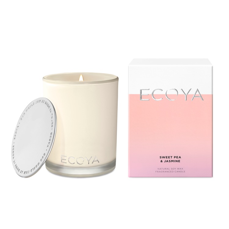 Ecoya Candle Sweet Pea & Jasmine Madison Jar (400g)