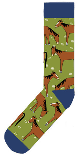 Red Tractor Designs - Cotton Socks Horses