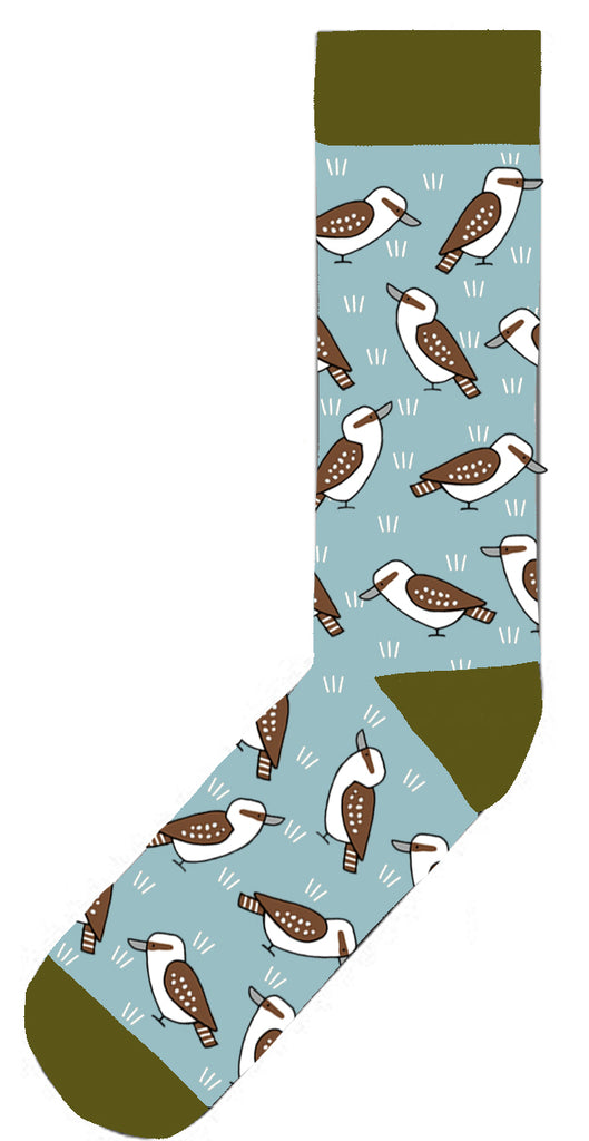 Red Tractor Designs - Cotton Socks Kookaburras