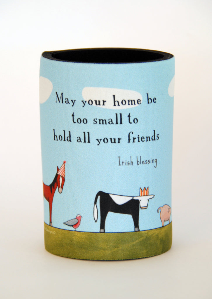Red Tractor Designs Stubby Holder - Party @ Chook's House