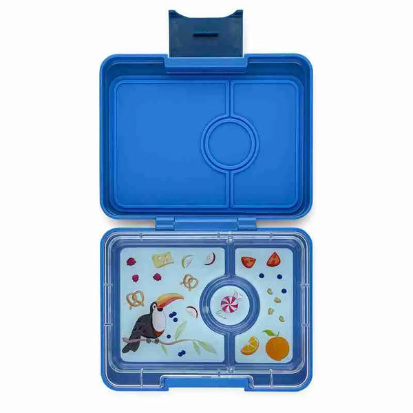 Yumbox Snack 3 Compartment True Blue