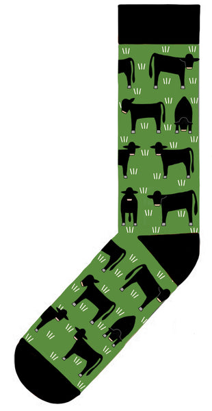 Red Tractor Designs - Cotton Socks Angus