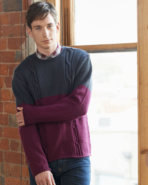 Knitting Pattern Tall Cable Sweater