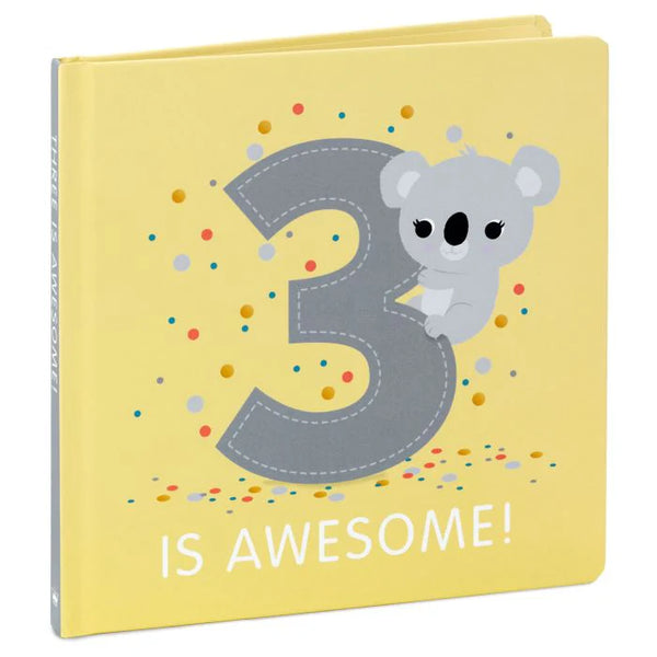 Books Three is Awesome! Birthday Book