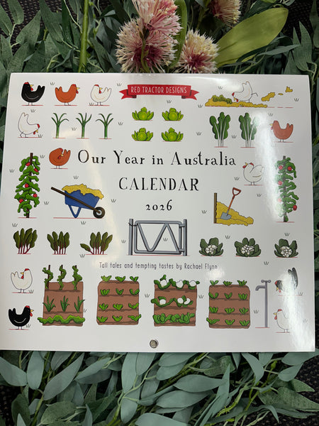 Red Tractor Designs -  ‘Our Year in Australia’ 2026 Calendar
