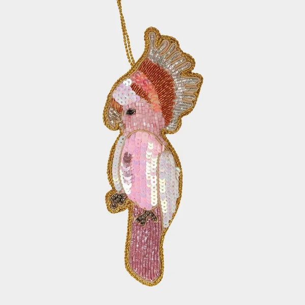 Christmas - GALAH SEQUIN HANGING DECORATION