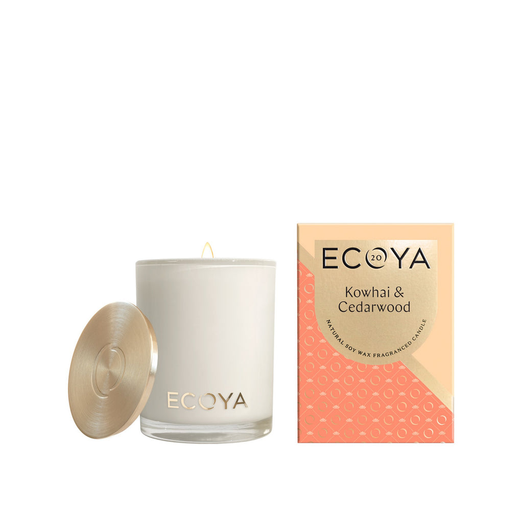 Ecoya Limited Edition Kowhai & Cedarwood Madison Candle 400g