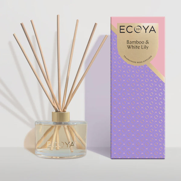 Ecoya Limited Edition Bamboo & White Lily Reed Diffuser 200ml