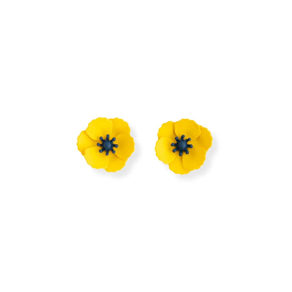 RO x Poppy Garden Earrings - Yellow