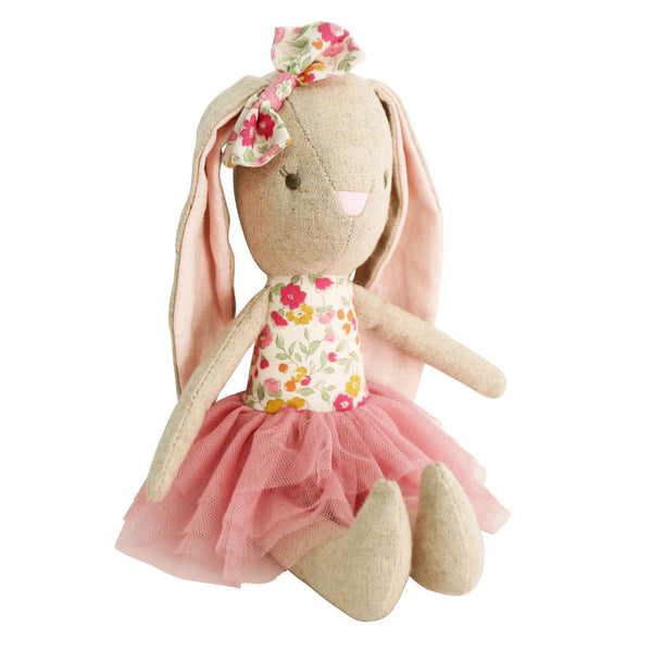 ALIMROSE Baby Pearl Bunny 26cm Blush Rose Garden
