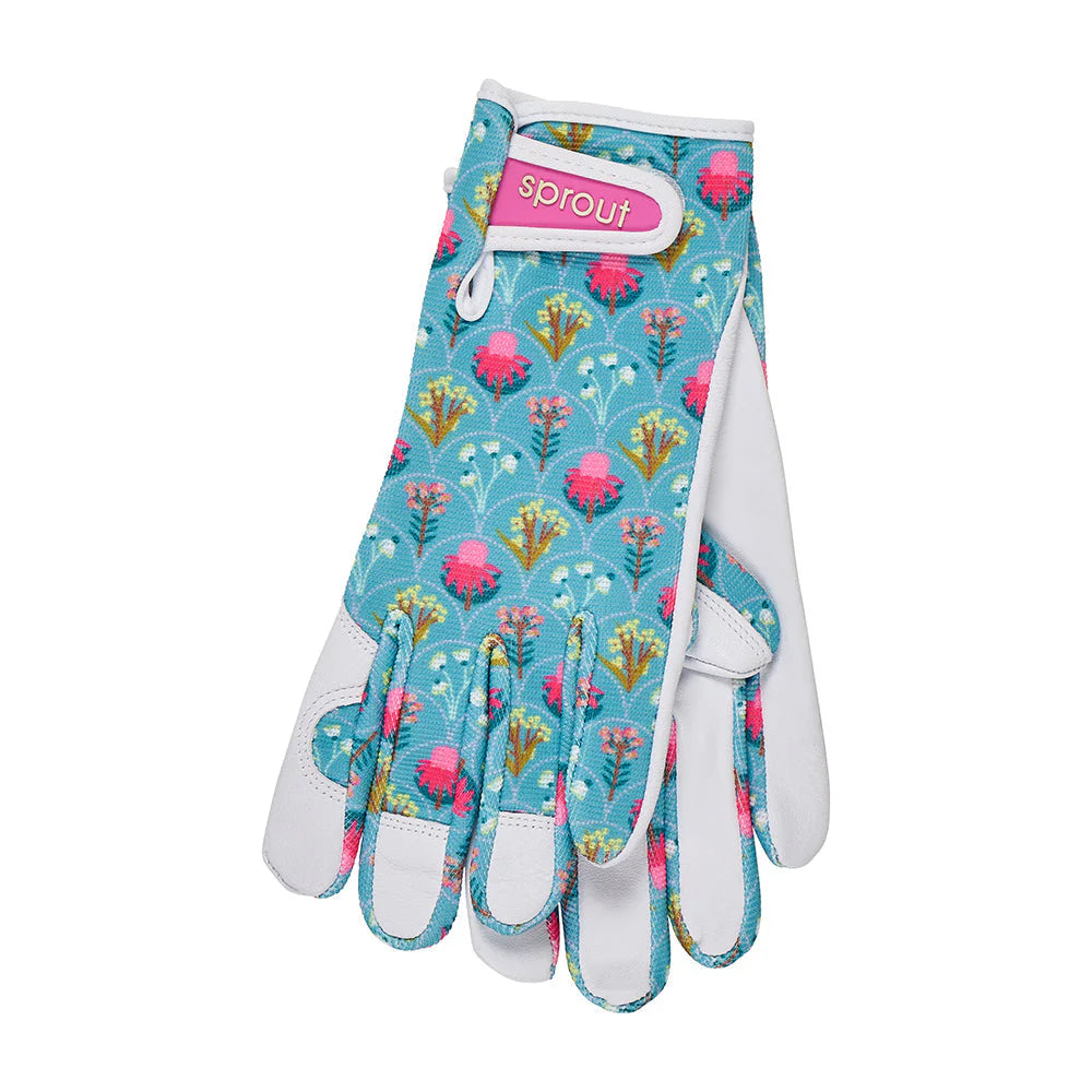 Sprout Goatskin  Garden Gloves - Wildflower