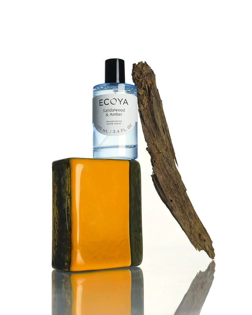 Ecoya Room Spray 100ml — Sandalwood & Amber