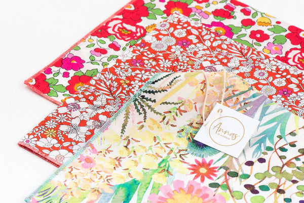 Hankies - Liberty Print (Set of 3)