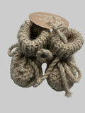 Hand Knitted Sheepskin Booties