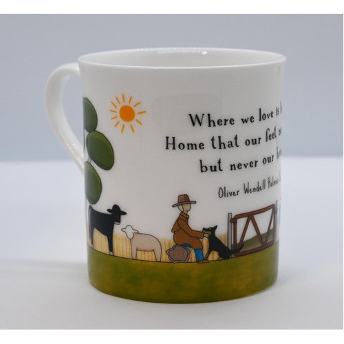 Red Tractor Designs - Bone China Mug Homing Instincts