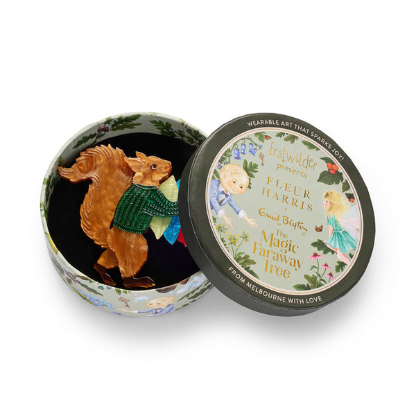 Erstwilder - Red Squirrel Brooch