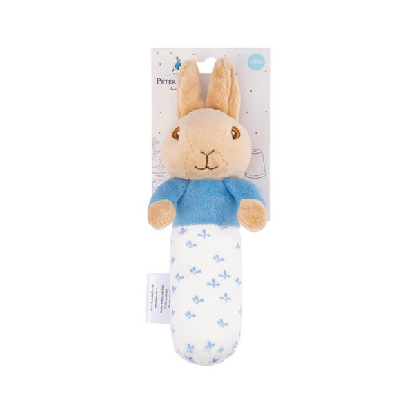 RATTLE: BEATRIX POTTER  PETER RABBIT & FLOPSY BUNNY STICK RATTLES